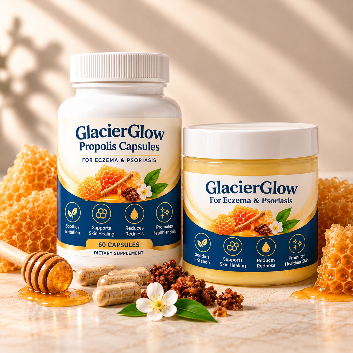 GlacierGlow Balm & Capsule Bundle