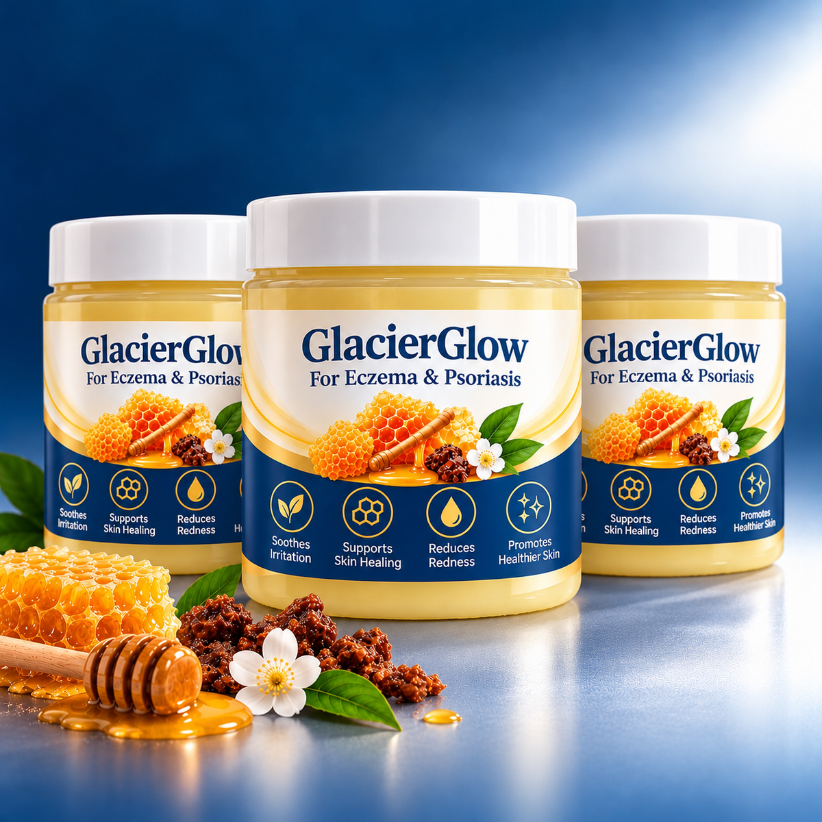 3-Month Supply GlacierGlow (3 Balms)